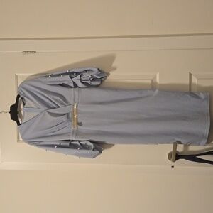 Baby blue maxi dress